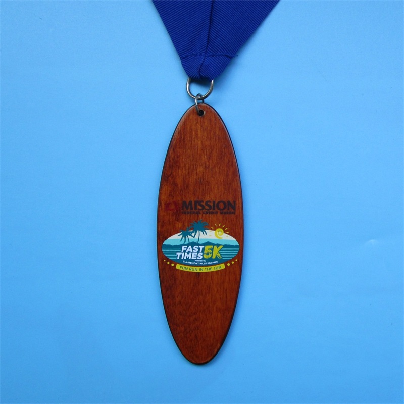 Medalenagradzane z wstążką puste złoty srebrny brązowy rower biegowy Maraton Sailing Metal Sports Medal