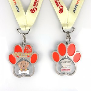 Stop cynkowy 3D Medal Medal Medal Guide Dog Metal Awards Medals Design for Animal