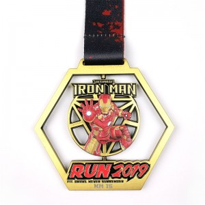 Gag Hollow Out Medals Hurtowanagroda metalowa 3D złote medale