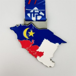 Kolorowe miękkie metalowe metalowe medali Medallion Pamiątkowe