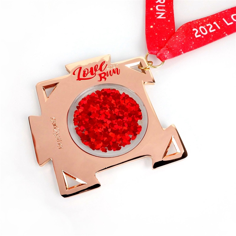 18 -krotny złoty kwadratowy Medalion Medalium Medal Hard Enomel Medal