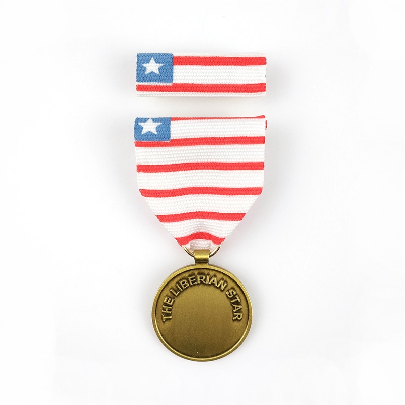 Soft Enamel Custom Pin Badges Award Honor Medal Królewska broszka
